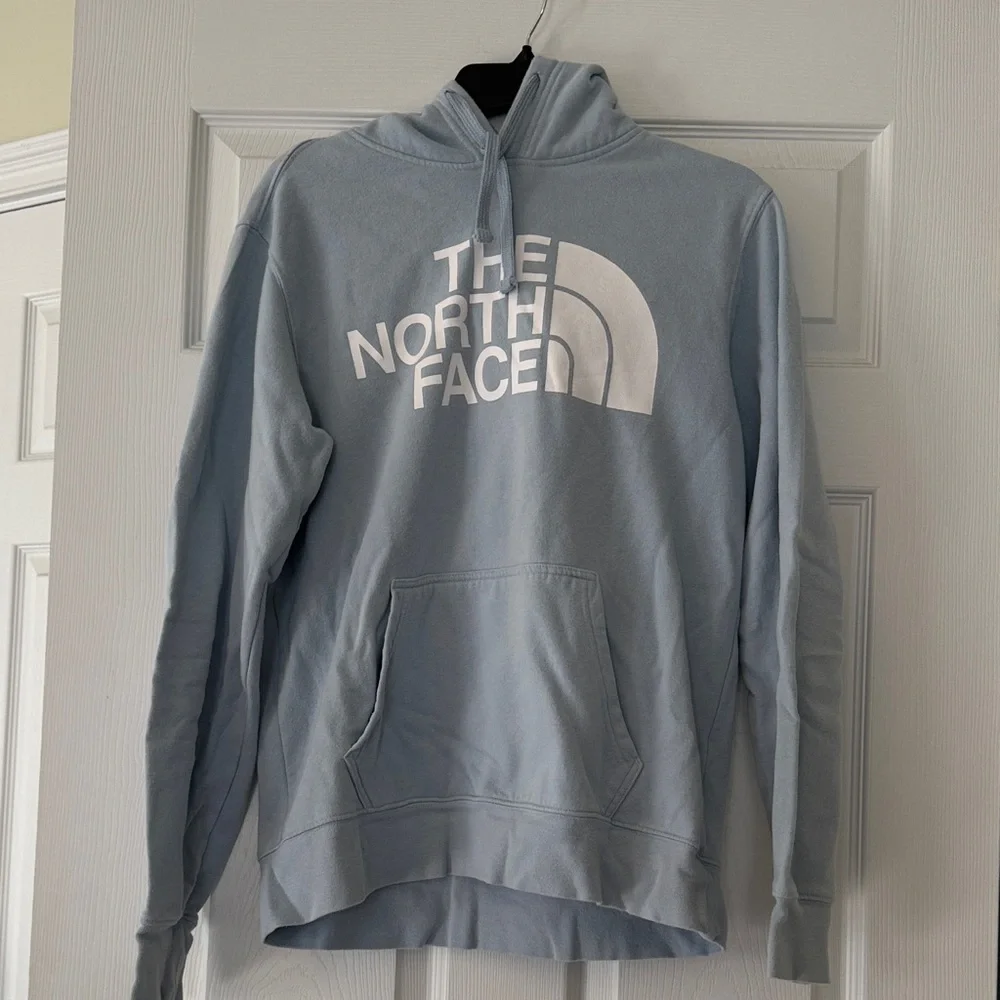 The North Face Men's Light Blue Hoodie